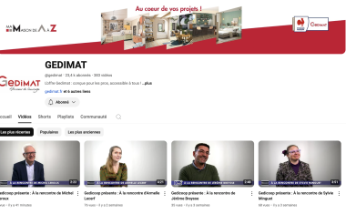 "Les Portraits Gedicoop" sur la chaîne YouTube de Gedicoopp.