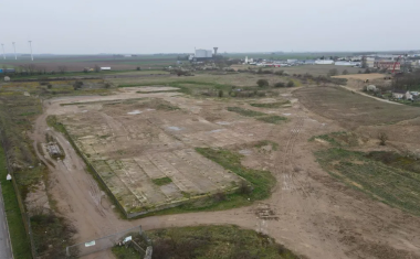 Chantier centrale solaire Pithiviers Loiret Corsica Sole