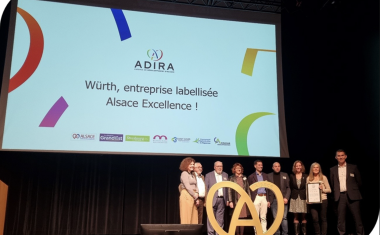 Würth France a reçu le label Alsace Excellence 2024.