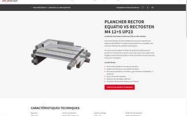 configurateur plancher Rector Lesage outil numérique digital