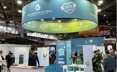 Stand de Bourgeois Global (Téréva et NED) sur la salon BePositive 2025 à Lyon.
