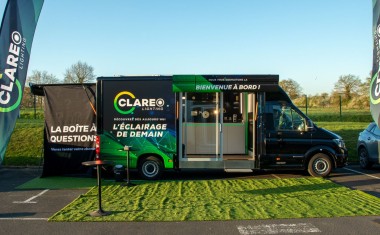 Claréo éclairage LED tour roadshow client