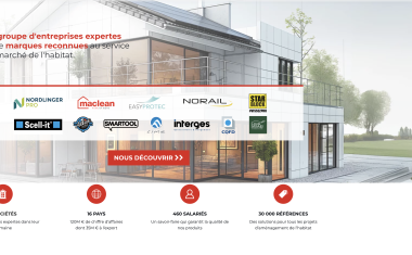 Site internet corporate du groupe Briconord.