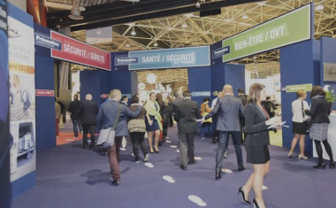 Edition juin 2023 du salon Préventica Paris dédié à la prévention, la sécurité et la qualité de vie au travail.