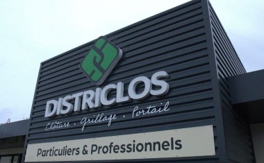Enseigne magasin Districlos