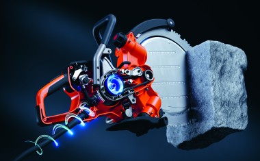Nouvelle découpeuse conçue par Husqvarna Construction - Lancement commercial en 2025.
