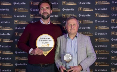 Trophées de la satisfaction clients 2025 organisés par WizVille - Gedimat et Gedibois reçoivent le trophée d'Or.