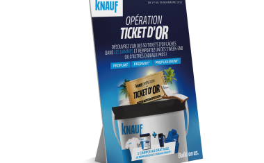 Knauf ticker d'or jeu concours enduits