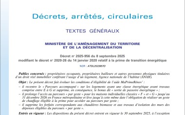 Journal Officiel illustration MaPrimeRénov' 