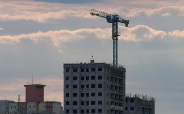 Chantier bâtiment en construction