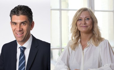 AVEVA Guillaume Vray directeur général et Joanna Mainguy directrice Développement durable