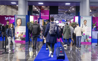 Entrée du salon Préventica Paris, juin 2025.