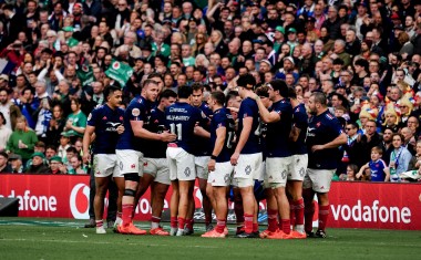 L'équipe du XV de France, rugby masculin.