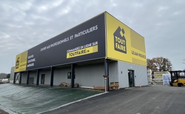 Agence Aperçu de l’agence Lilian Négoce à Givrand, en Vendée, rachetée en décembre 2025 par Matériaux Bouteau.