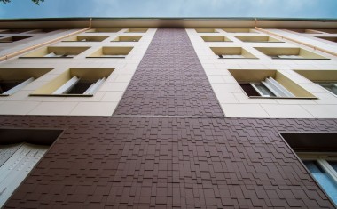 Carea bardage minéral immeuble