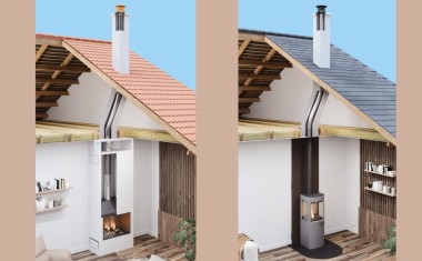 Cheminées Poujoulat visuel illustration nouvelle offre tubage