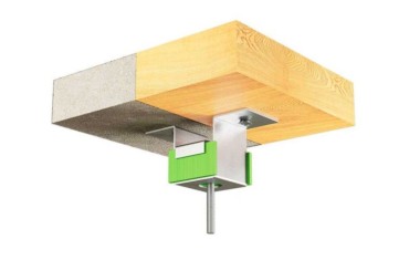 Suspente acoustique pour faux plafond