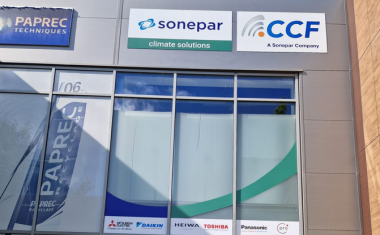 Agence Sonepar Climate Solutions et CCF de Bois-d'Arcy (Yvelines).