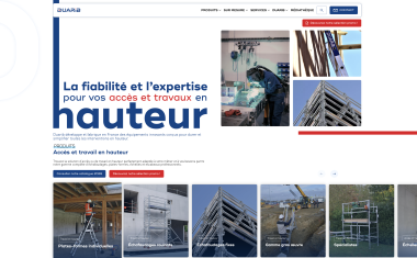 Site web de la marque Duarib, Duarib Group.