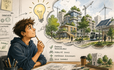 Dessin jeune construction durable idée