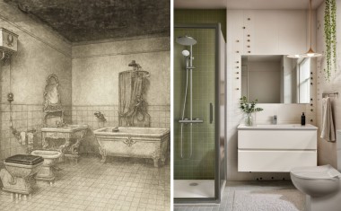 PORCHER salles de bain ancienne et moderne pour l'anniversaire des 140 ans
