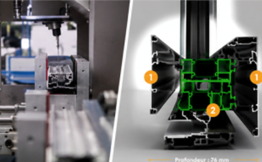 WarmCore : innovation menuiserie alu-PVC de Kömmerling (groupe Profine)