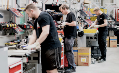 Atelier SAV chez Würth France.