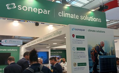 Stand Sonepar Climate Solutions sur le salon Interclima 2026.