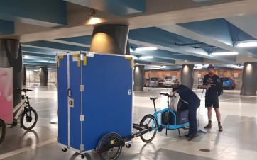 Expérimentation Rexel à Lyon Confluence - Marché-Gare, avril 2022