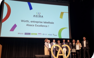 Würth France a reçu le label Alsace Excellence 2024.