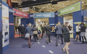 Edition juin 2023 du salon Préventica Paris dédié à la prévention, la sécurité et la qualité de vie au travail.