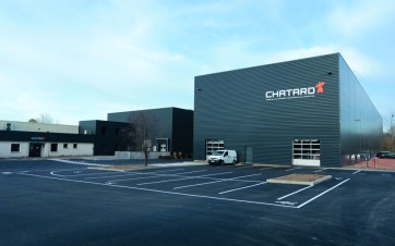 Siège social de l'entreprise Chatard, près de Roanne (Loire) - Fabricant d'EPI.