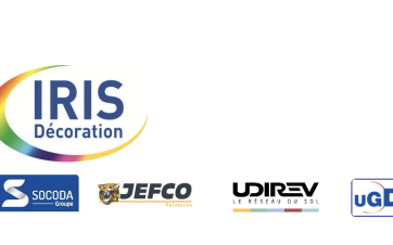 La centrale Iris Décoration et ses quatre associés : Socoda Décoration, UGD, Udirev et Jefco-Allios.