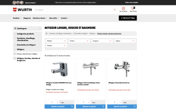 Würth France - Offre sanitaire sur l'e-shop.