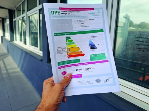 Un rapport DPE sur papier
