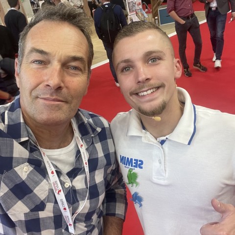 Dylan Touzé avec Marc-Emmanuel