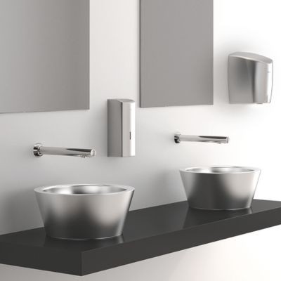 Delabie nouveautés 2025 sanitaire ERP BINOPTIC 2 robinetterie