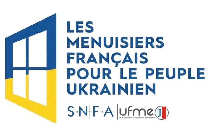 Les Menuisiers français pour le peuple d'Ukraine - Logo