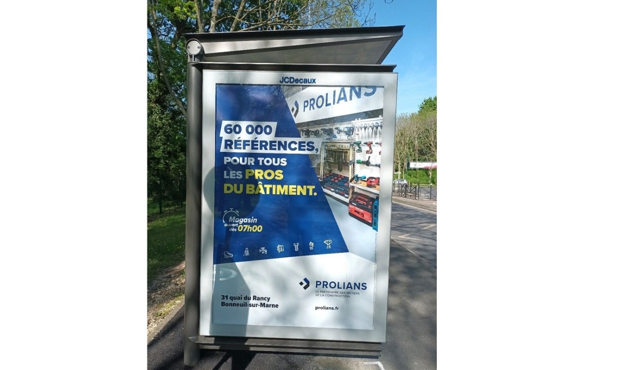 Prolians - Affichage publicitaire à  Bonneuil-sur-Marne (94), mai 2023.