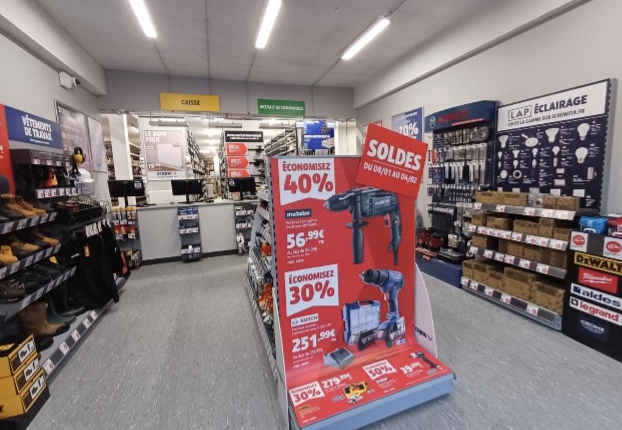 Comptoir Screwfix de Saint-Quentin (02).