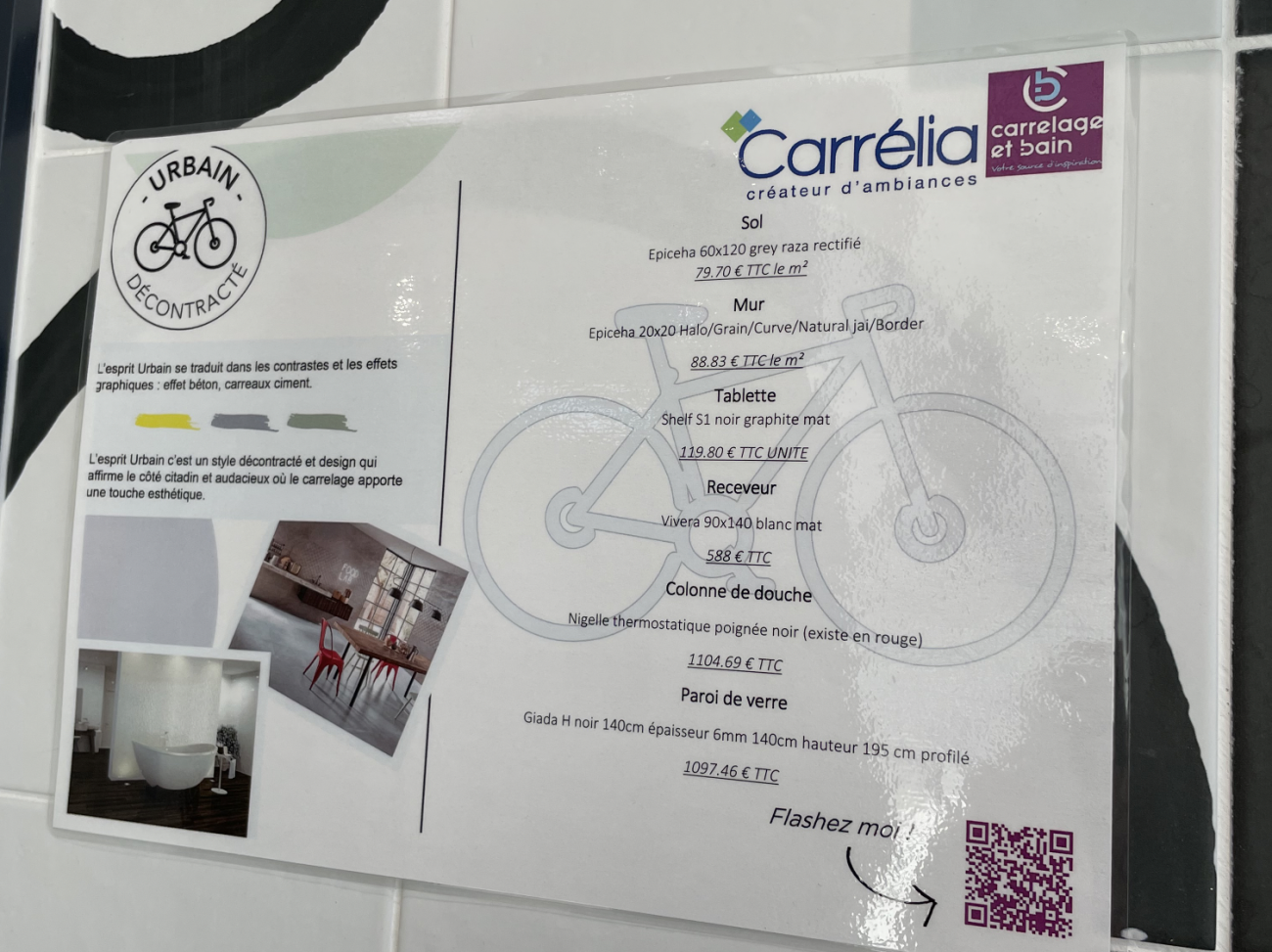 Carrélia - Nouveau showroom Carrelage et Bain d'Avignon.