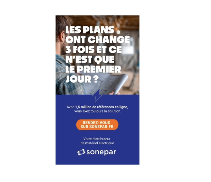 Sonepar, campagne de notoriété nationale 2025.