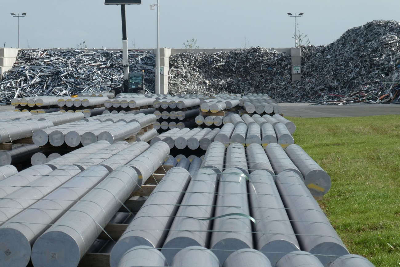 Usine de recyclage des menuiseries aluminium - Coralium (Vendée).