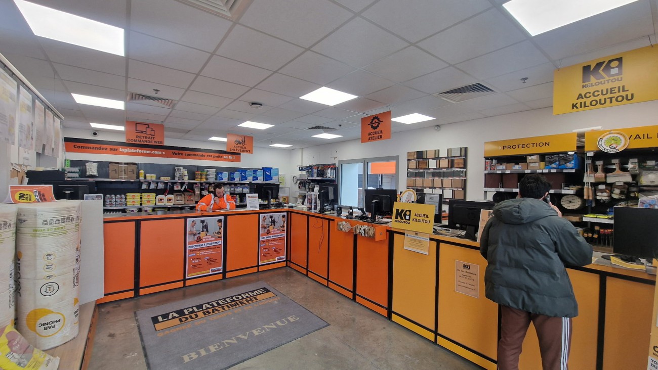 Agence La Plateforme du Bâtiment à Nanterre (92).