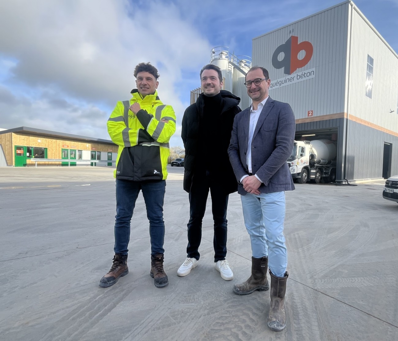 La nouvelle centrale BPE du groupe Quéguiner.