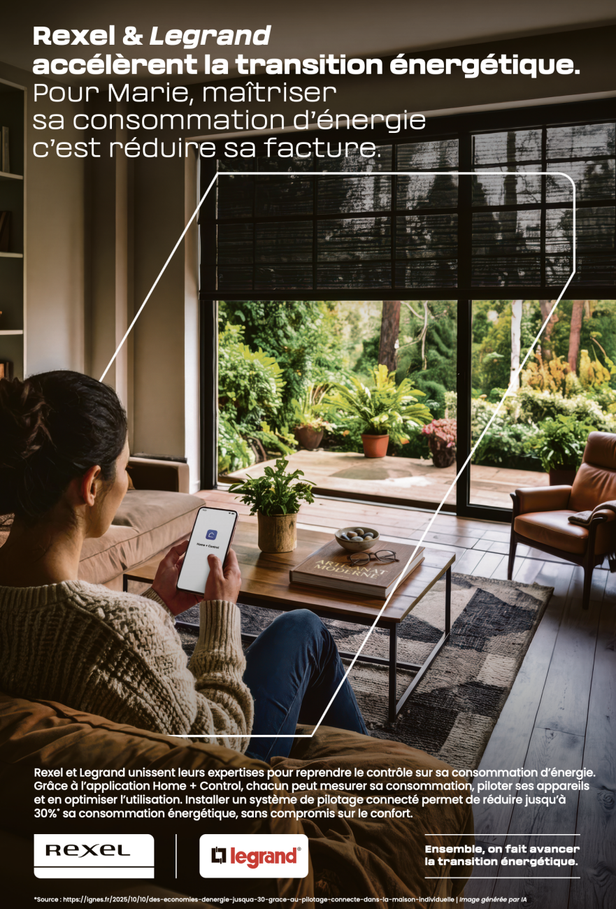 Annonce campagne grand public Rexel France x Legrand.