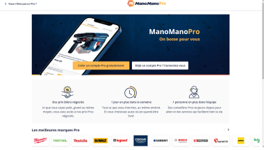 ManoManoPro site