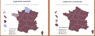 Logements neufs par région mai 2024