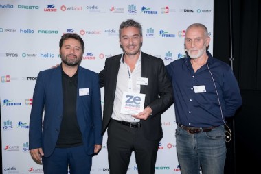 Rami Jabbour lors des Ze Awards 2023 avec Franck Quaireau (Bailly Quaireau) et Stéphane Vigliandi (Zepros)