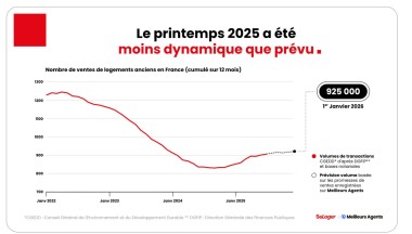 Infographie sur le marché de l'immobilier